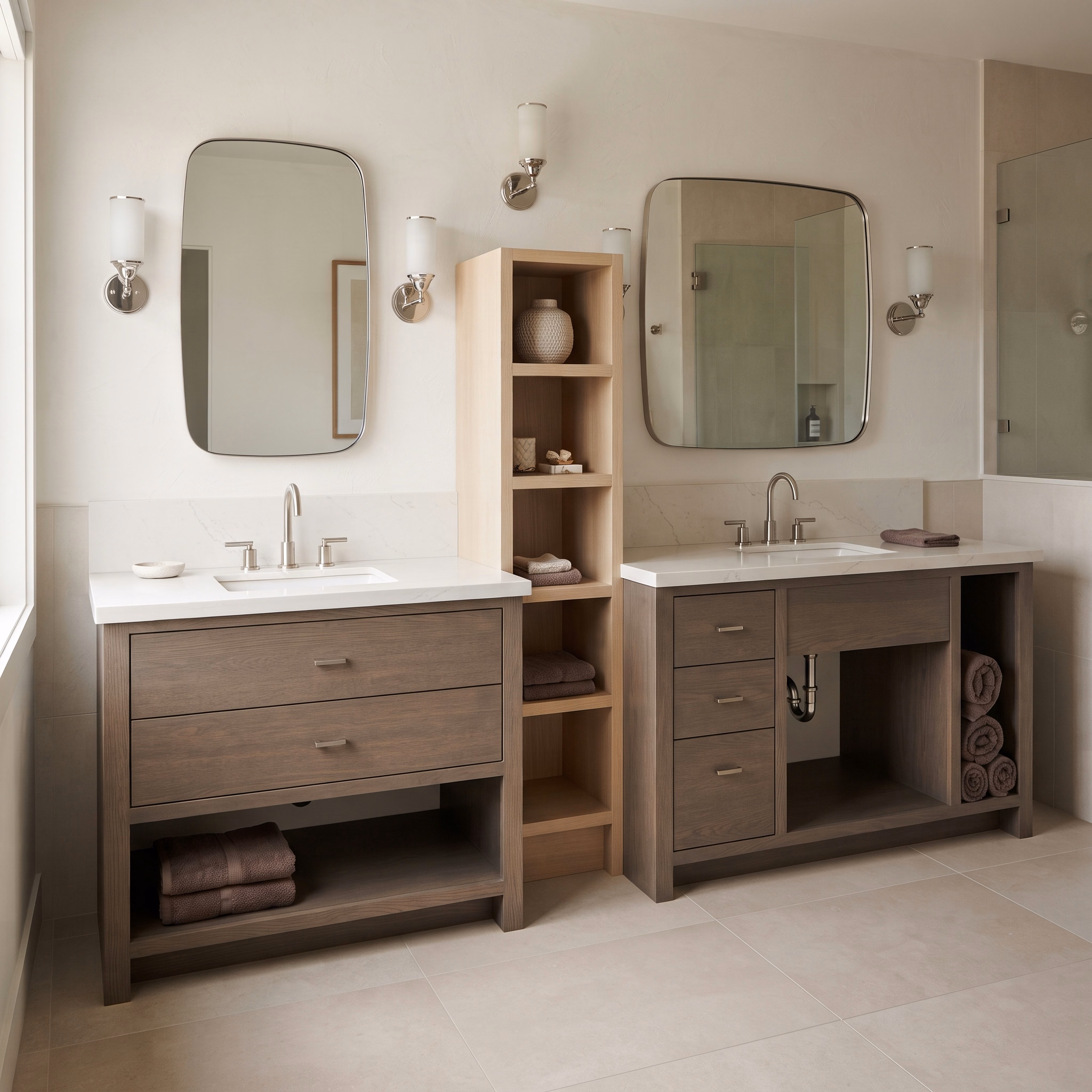 Double Vanity Project Pricing | San Bernardino Double Vanity Project Pricing in San Bernardino.