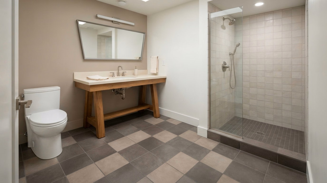 Bathroom Flooring | San Bernardino Bathroom Flooring in San Bernardino.