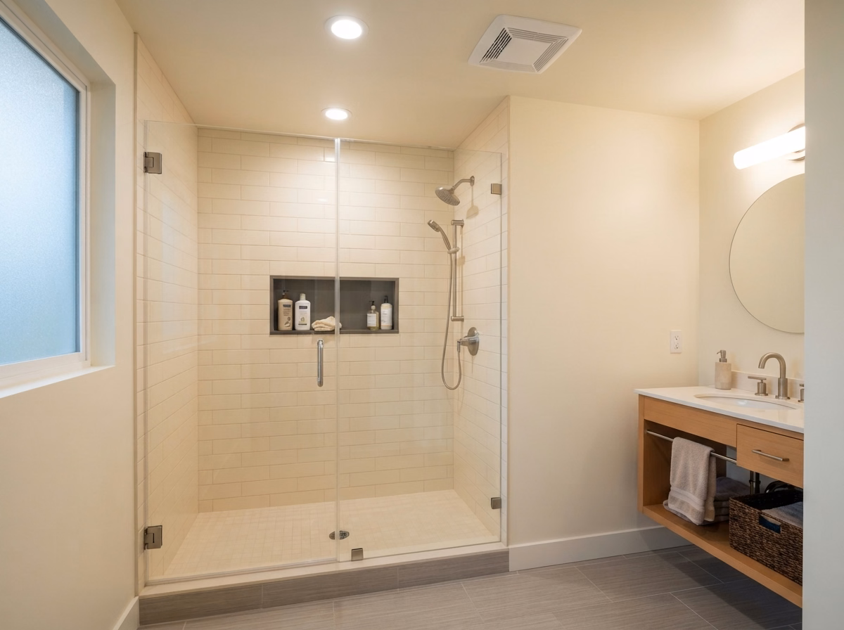 Shower Lighting and Ventilation | San Bernardino Shower Lighting and Ventilation in San Bernardino.
