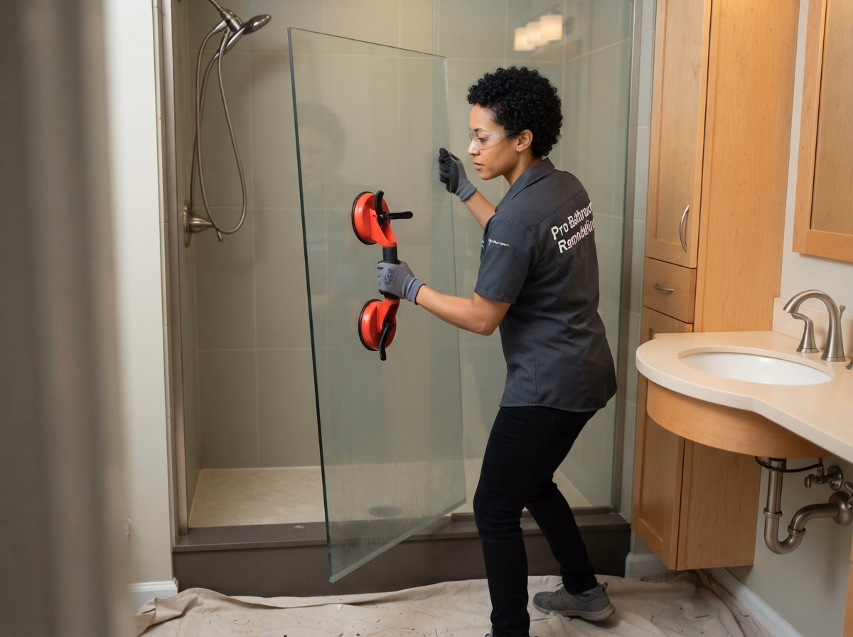 Demolition Removal | San Bernardino Bathtub Conversion Demolition Removal for a San Bernardino bathtub conversion.