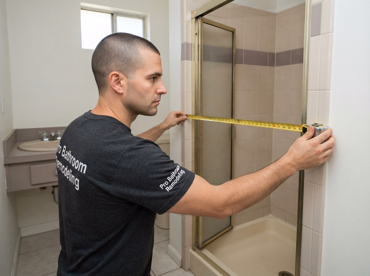 Measurements Planning | San Bernardino Bathtub Conversion Measurements Planning for a San Bernardino bathtub conversion.