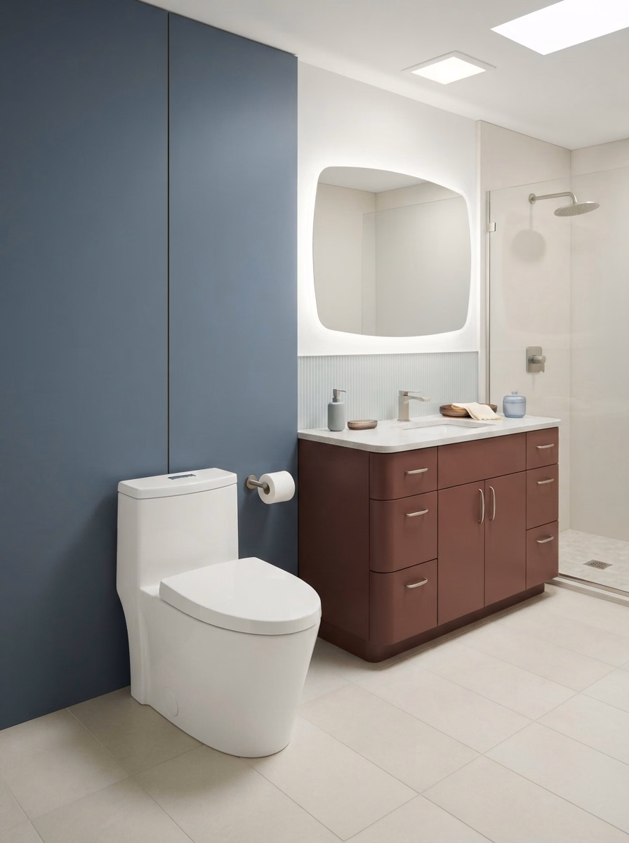 Modern One Piece Toilet | San Bernardino Modern One Piece Toilet in San Bernardino.