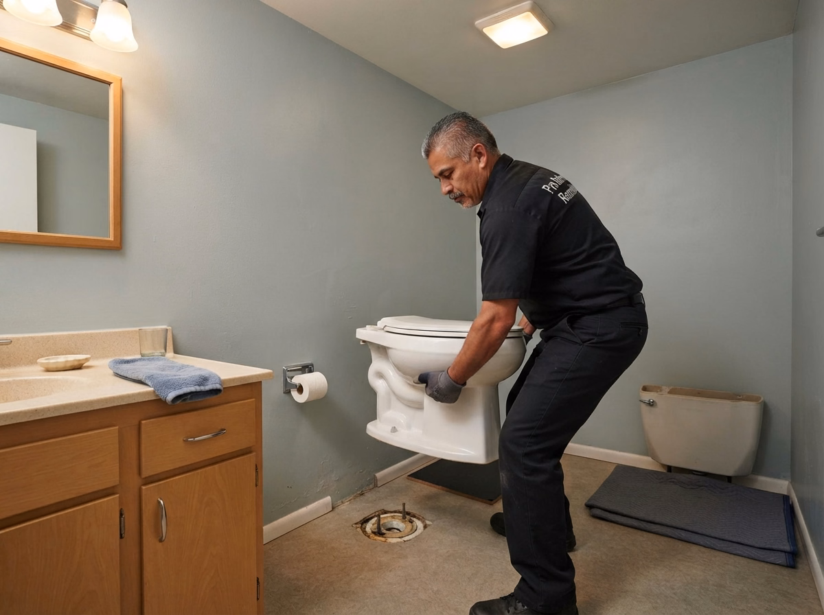 Remove Existing Toilet | San Bernardino Remove Existing Toilet in San Bernardino.