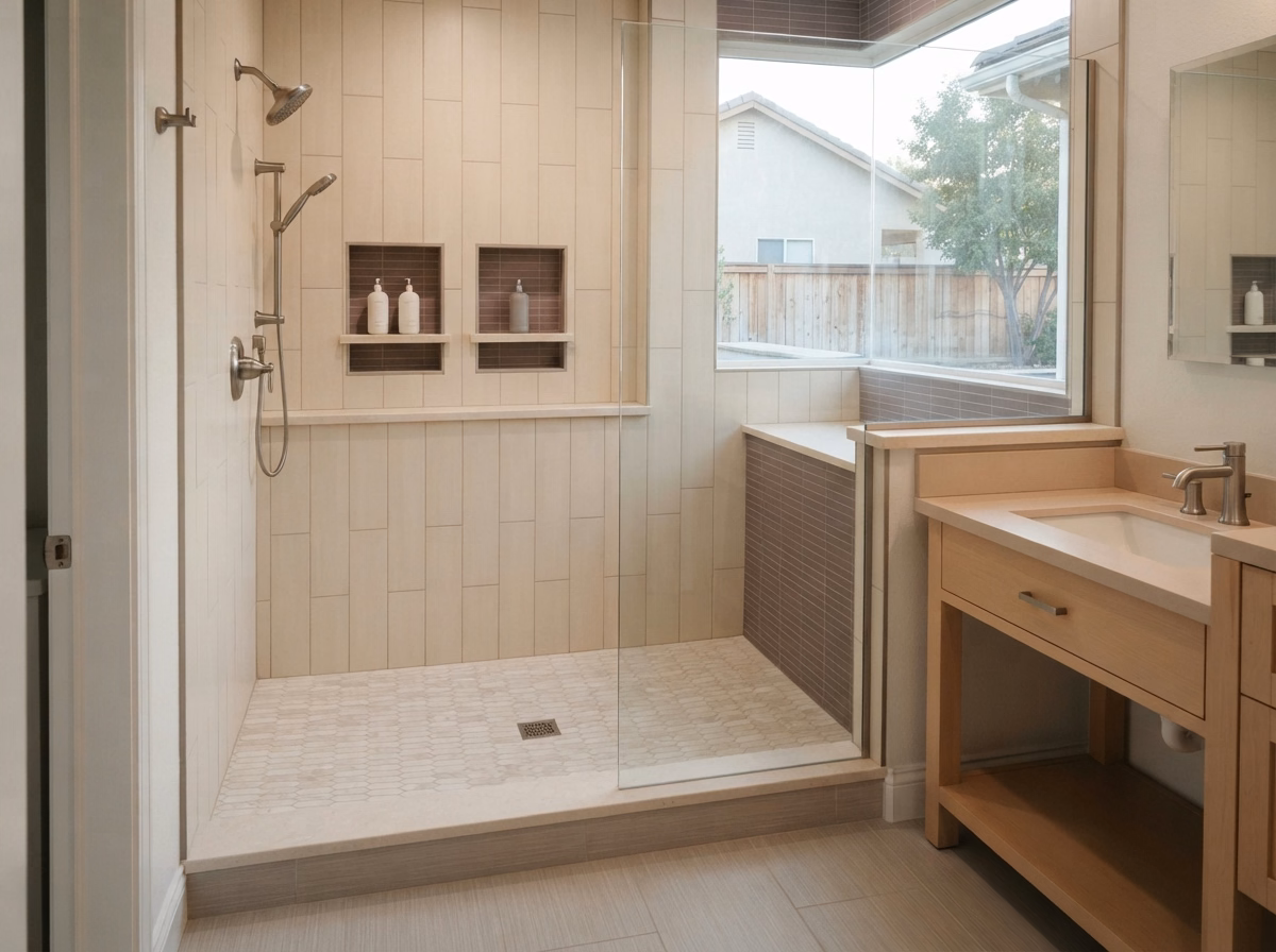 Chino Walk in Shower | San Bernardino Chino Walk in Shower in San Bernardino.