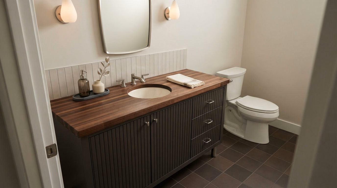 Butcher Block Wood Countertop | San Bernardino Butcher Block Wood Countertop in San Bernardino.