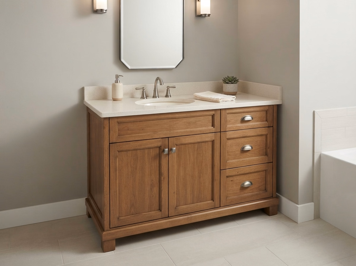 Single Sink Vanity | San Bernardino Single Sink Vanity in San Bernardino.